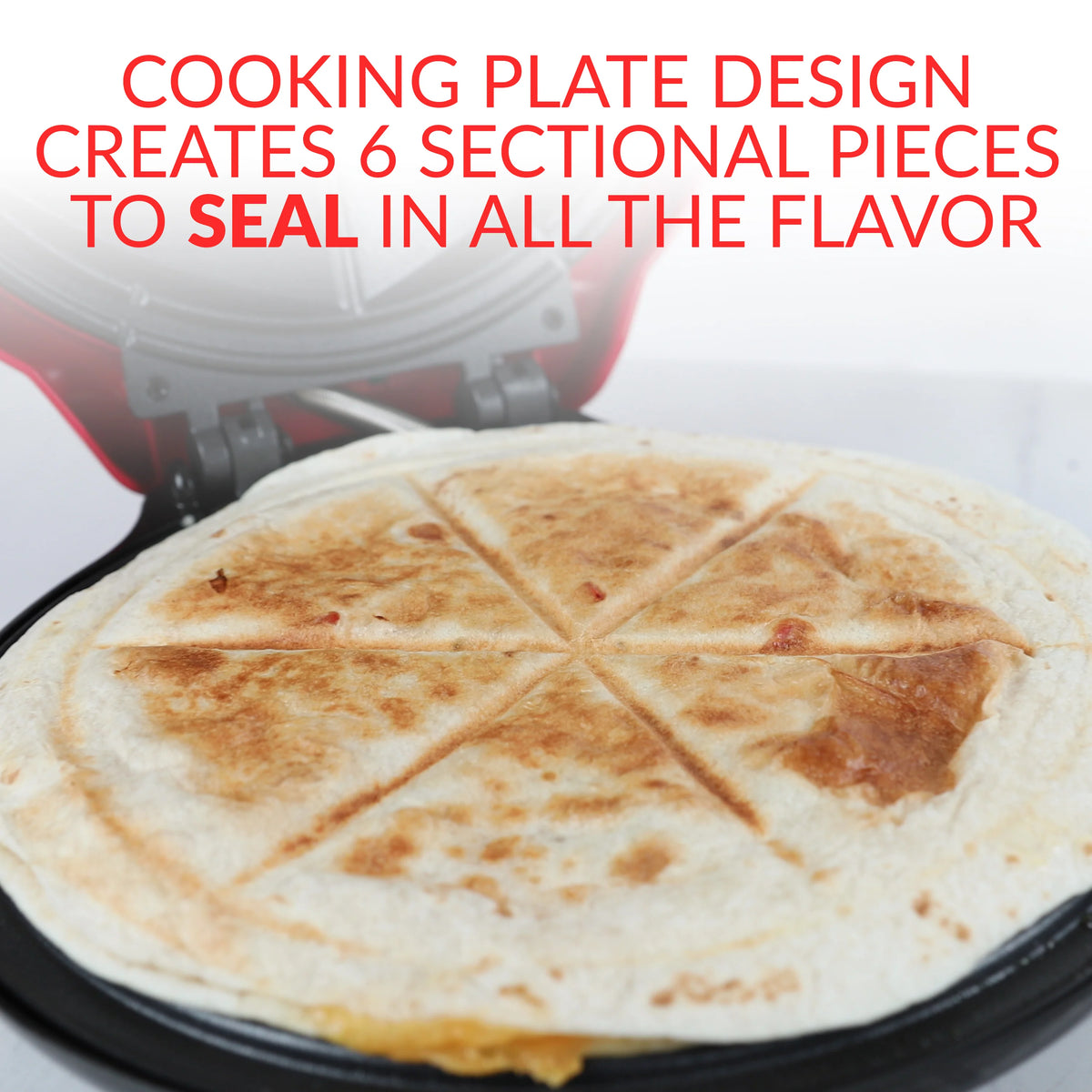 10-Inch 6-Wedge Electric Quesadilla Maker N4164