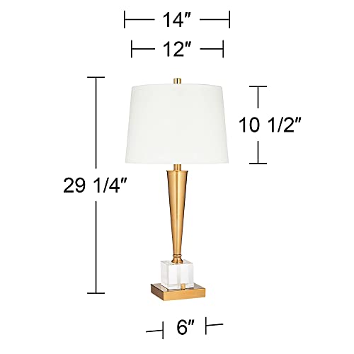Modern Brass Metal Crystal Table Lamp with USB Port V317