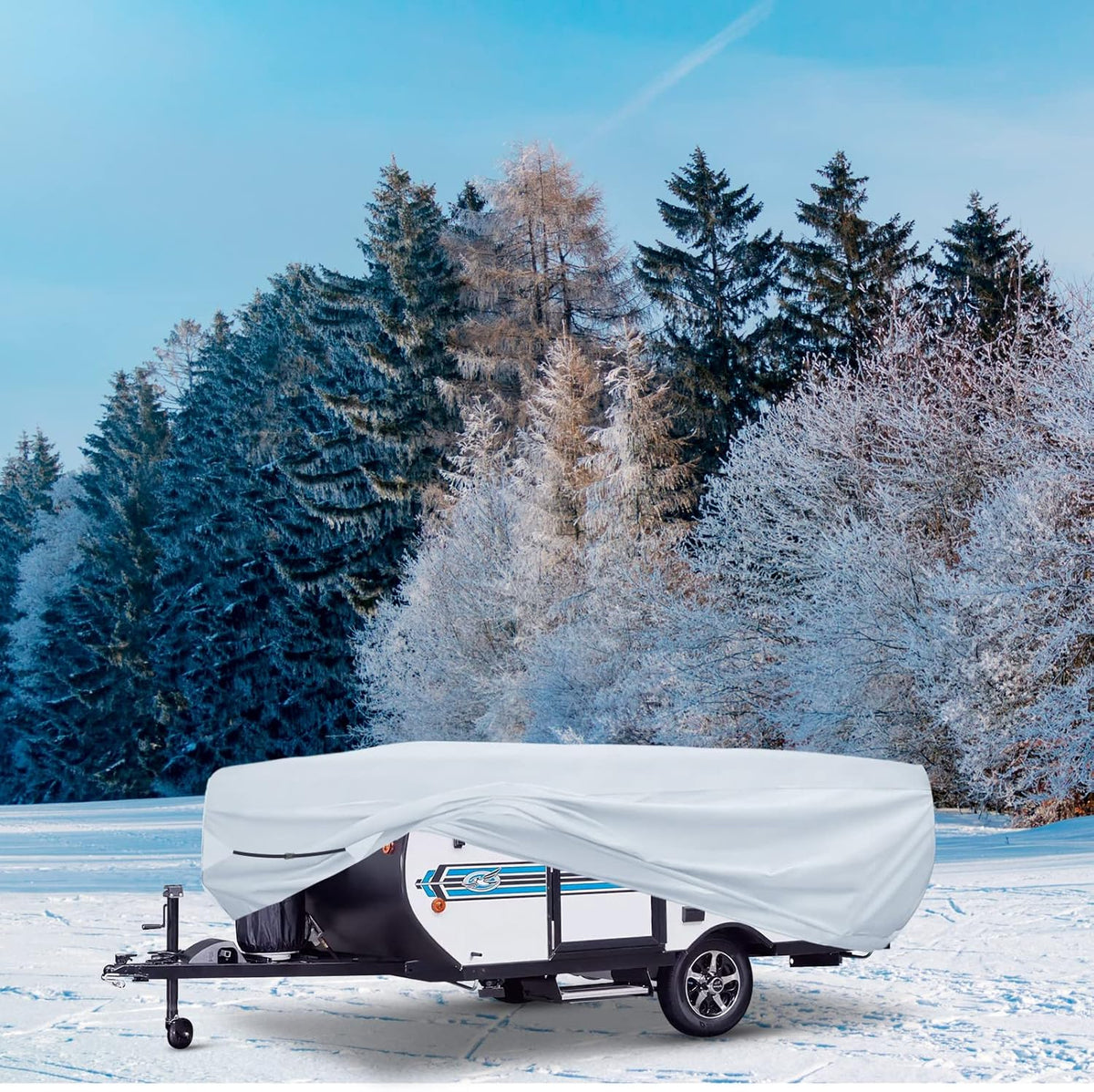 500D Oxford Waterproof Pop-up Camper Cover S67255