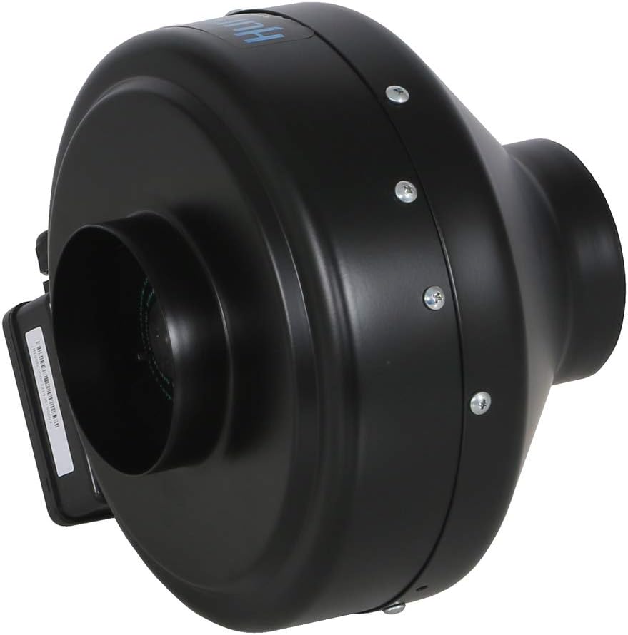 Black 4-Inch 171 CFM Inline Centrifugal Fan T842944