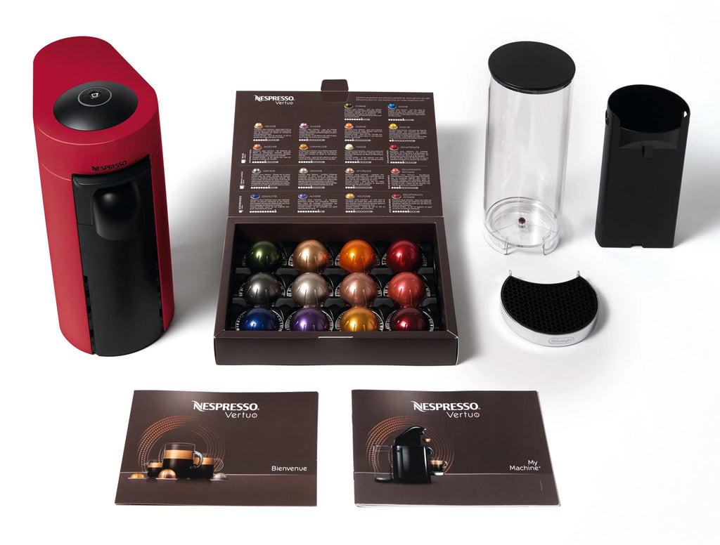 Red Coffee and Espresso Machine A6058