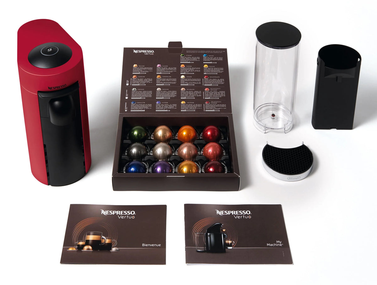 Red Coffee and Espresso Machine A6058