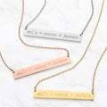 Personalized Bar Necklace T18566