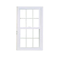 27.75 in. x 53.25 in. Double Hung White Vinyl Window with Grilles J820