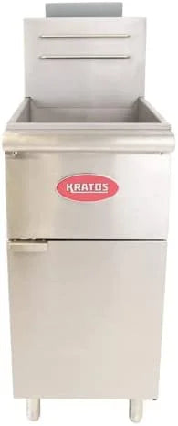 Commercial Gas Floor Fryer 40 lb. Capacity Natural Gas N594