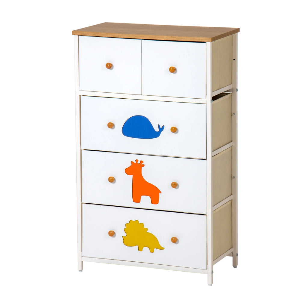 White 5 Drawer Dresser H389380