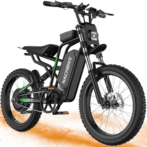 60V 25Ah Removable Battery Electric Dirt Bike with Full Suspension F1766