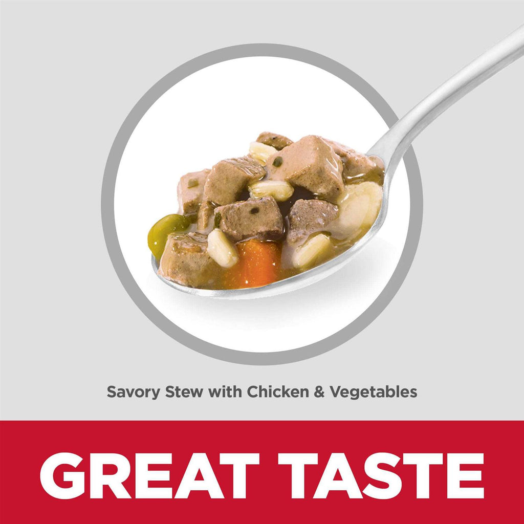 Adult 7+ Small Breed Chicken Stew Dog Food U8232