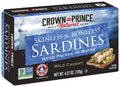 Natural Skinless Boneless Sardines in Water, 4.37 oz Cans (Pack of 12) N1567