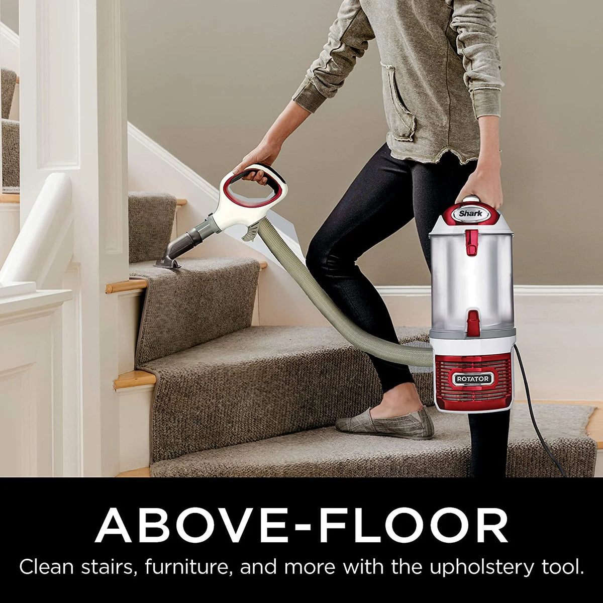 Red Bagless Upright Vacuum C48151