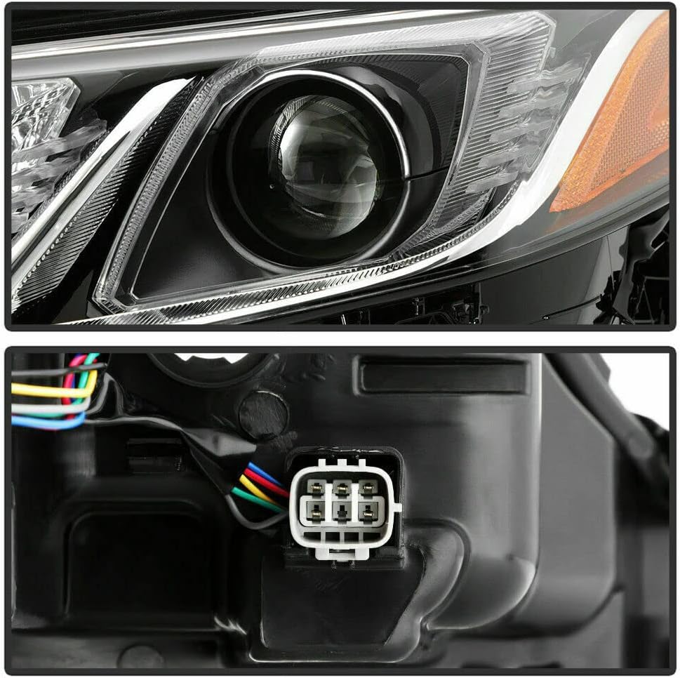 1 Pair LED Projector Headlights Compatible with 2018 2019 2020 Toyota Camry N91481