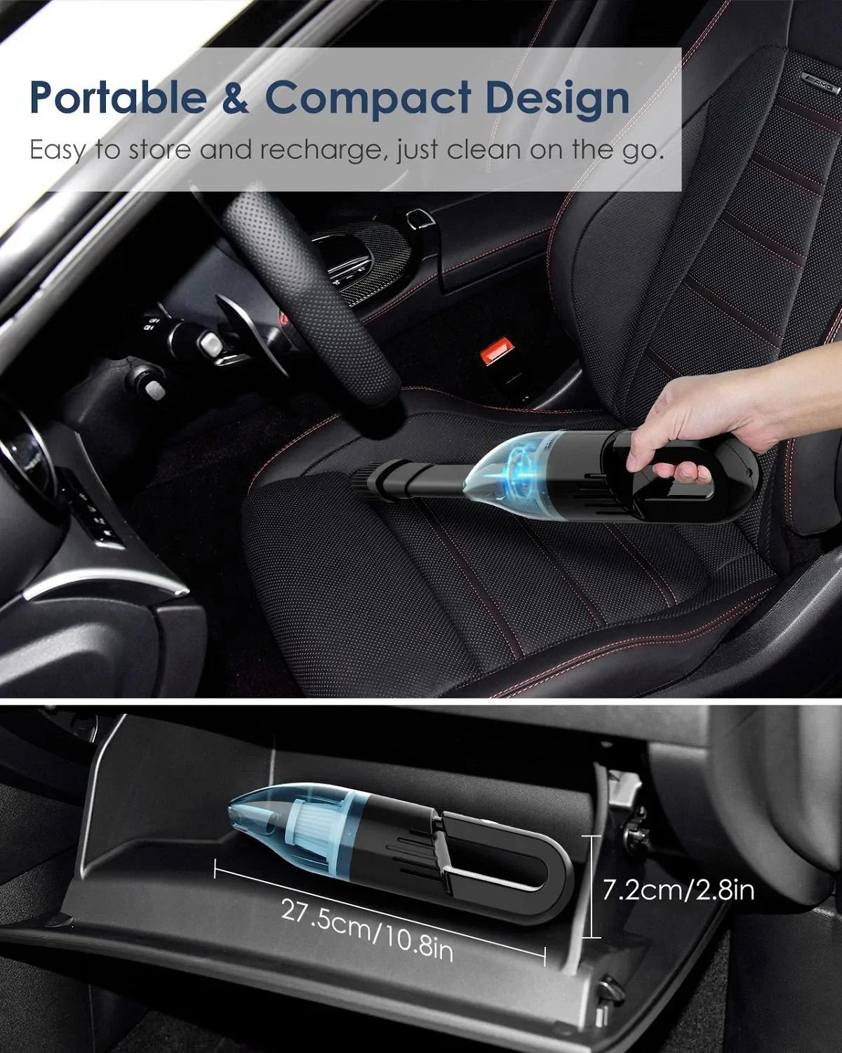Cordless Handheld Vacuum Cleaner 6500Pa with Multi-Nozzles M679732