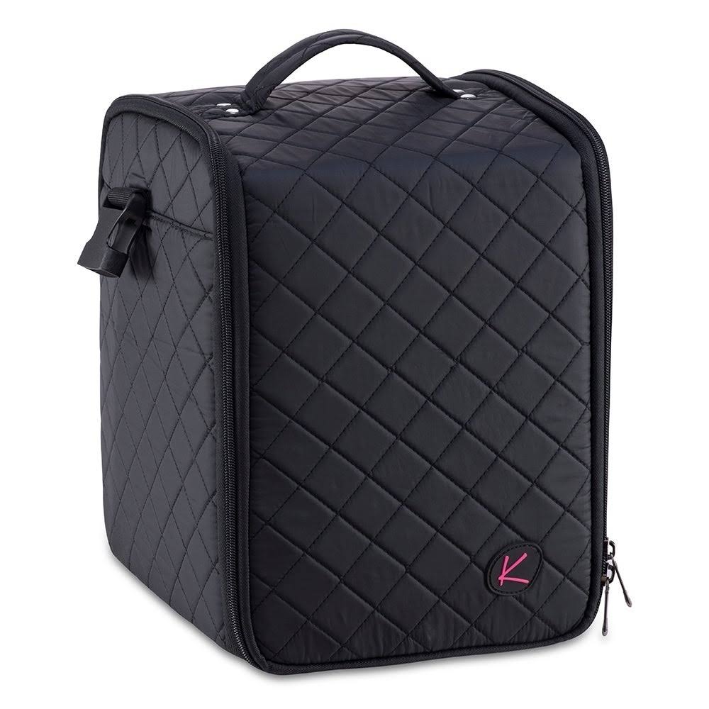 Black Soft-Sided Nail Polish Organizer Case Y273