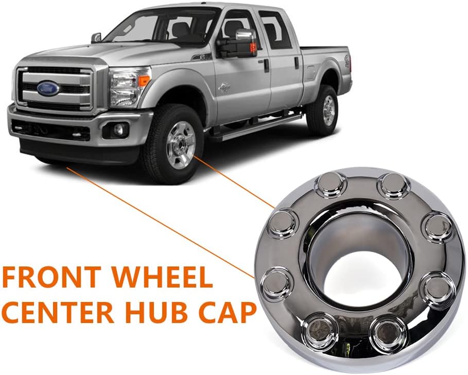 Chrome Open Dually Front Wheel Center Hub Cap O681
