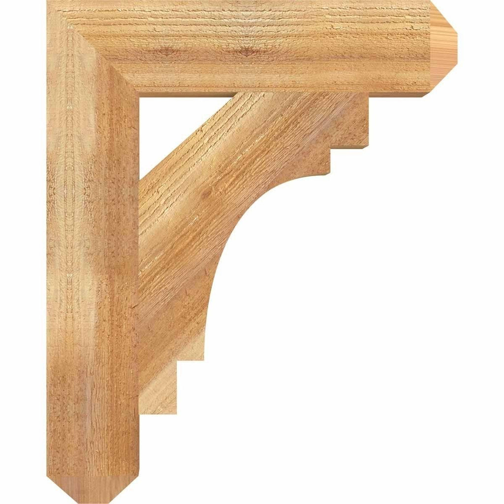 6x22W x 42x22D x 48x22H Western Red Cedar Bracket L4457
