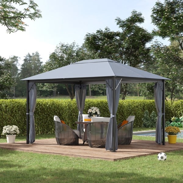 Gray Patio Gazebo F384801
