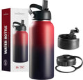 Stainless Steel Double Wall Insulated Sports Water Bottle, 40 OZ BPA Free R733