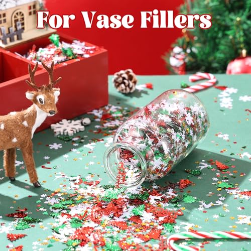 1LB Christmas Crinkle Cut Paper Shred Gift Basket Filler N8742