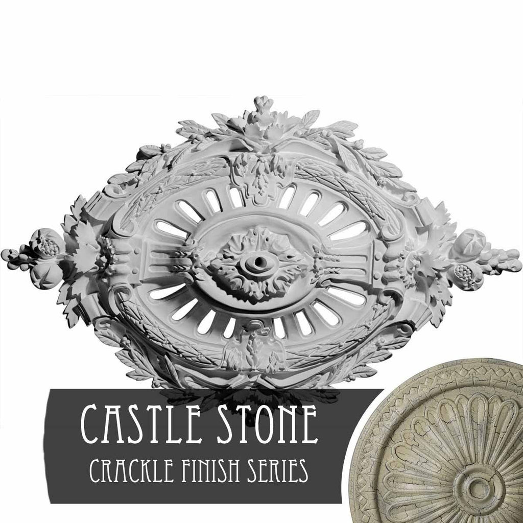 Hand-Painted Ceiling Medallion R2188