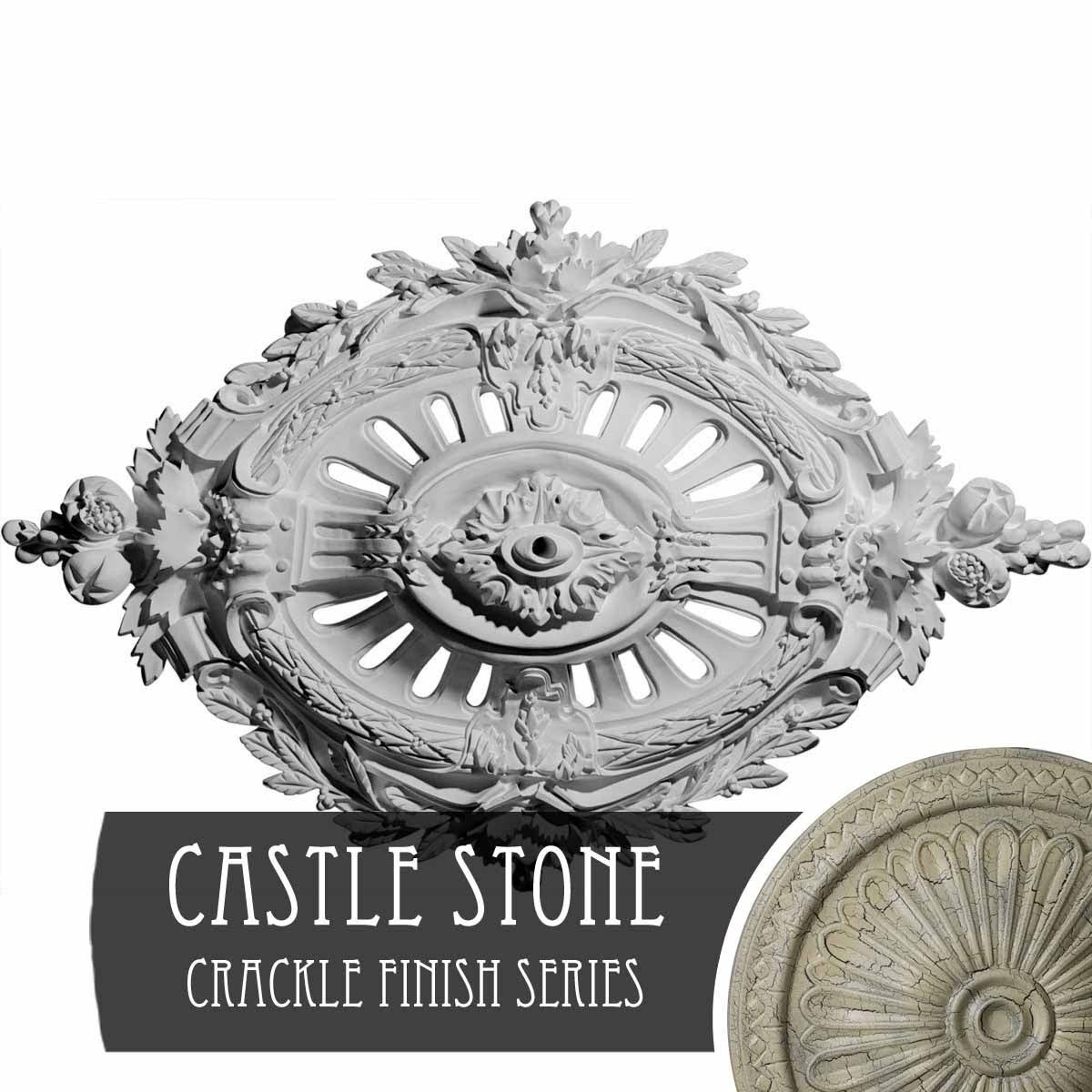 Hand-Painted Ceiling Medallion R2188