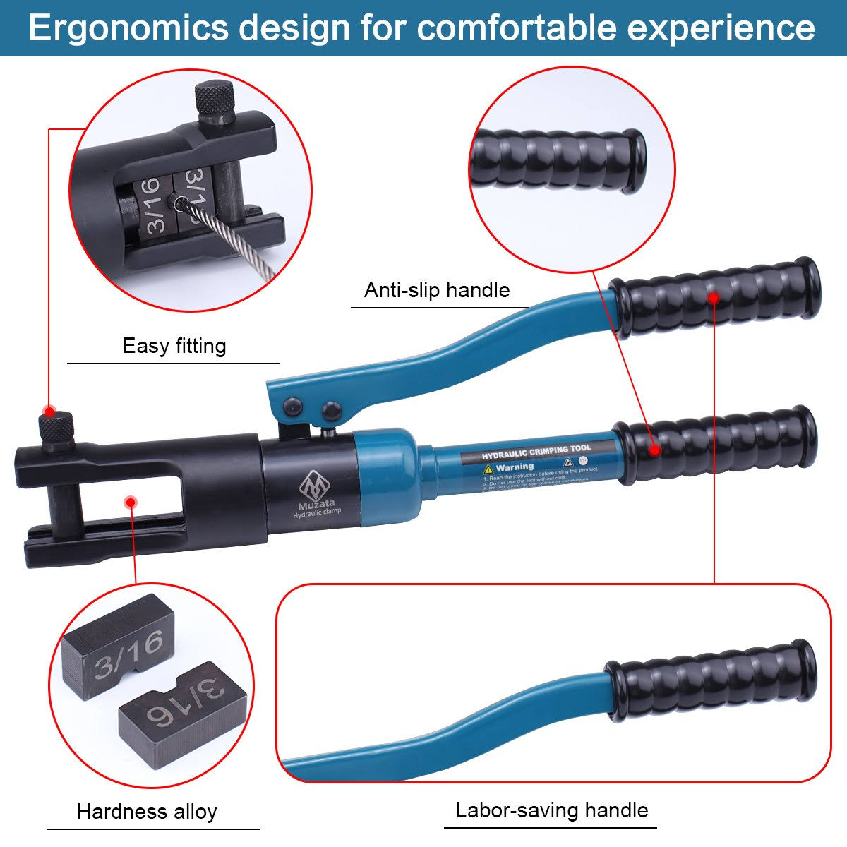 Hydraulic Crimper Tool for Stainless Steel P3573
