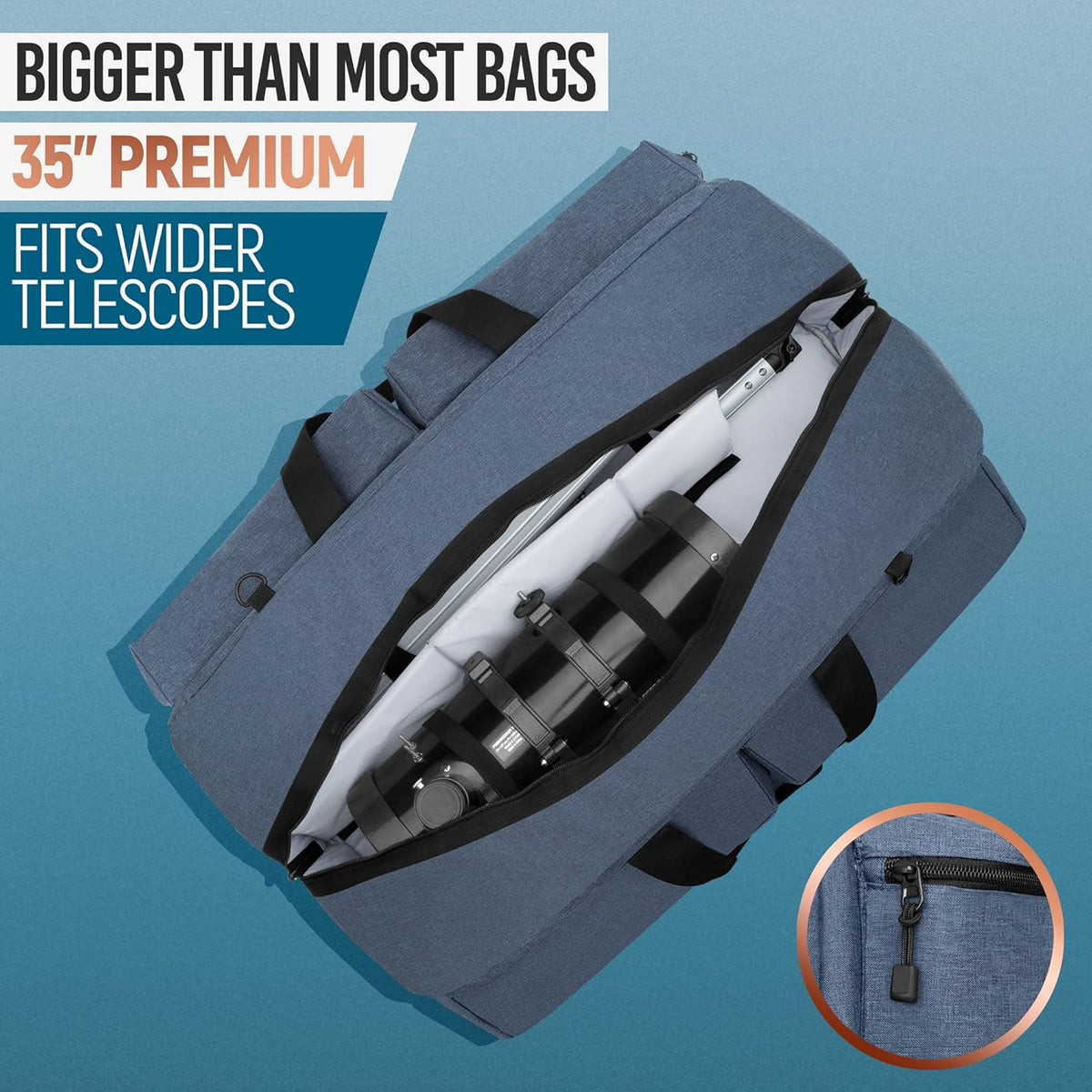 Large 35" Padded Telescope Bag with Internal Padded Pockets R46427