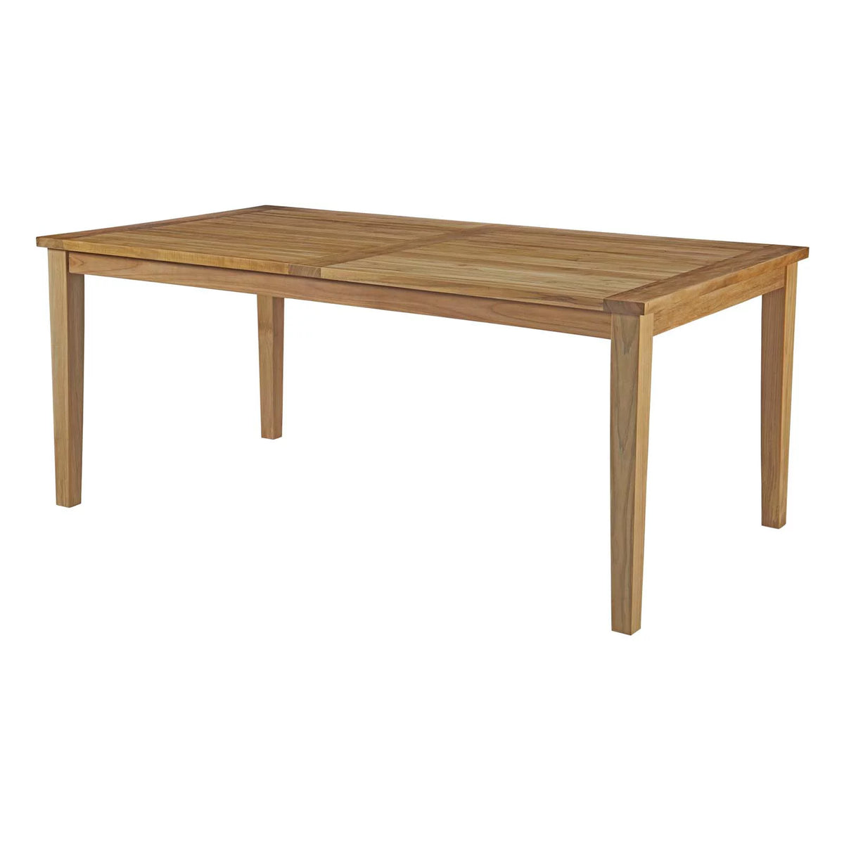 White Wood Outdoor Dining Chair and Table Set M35318