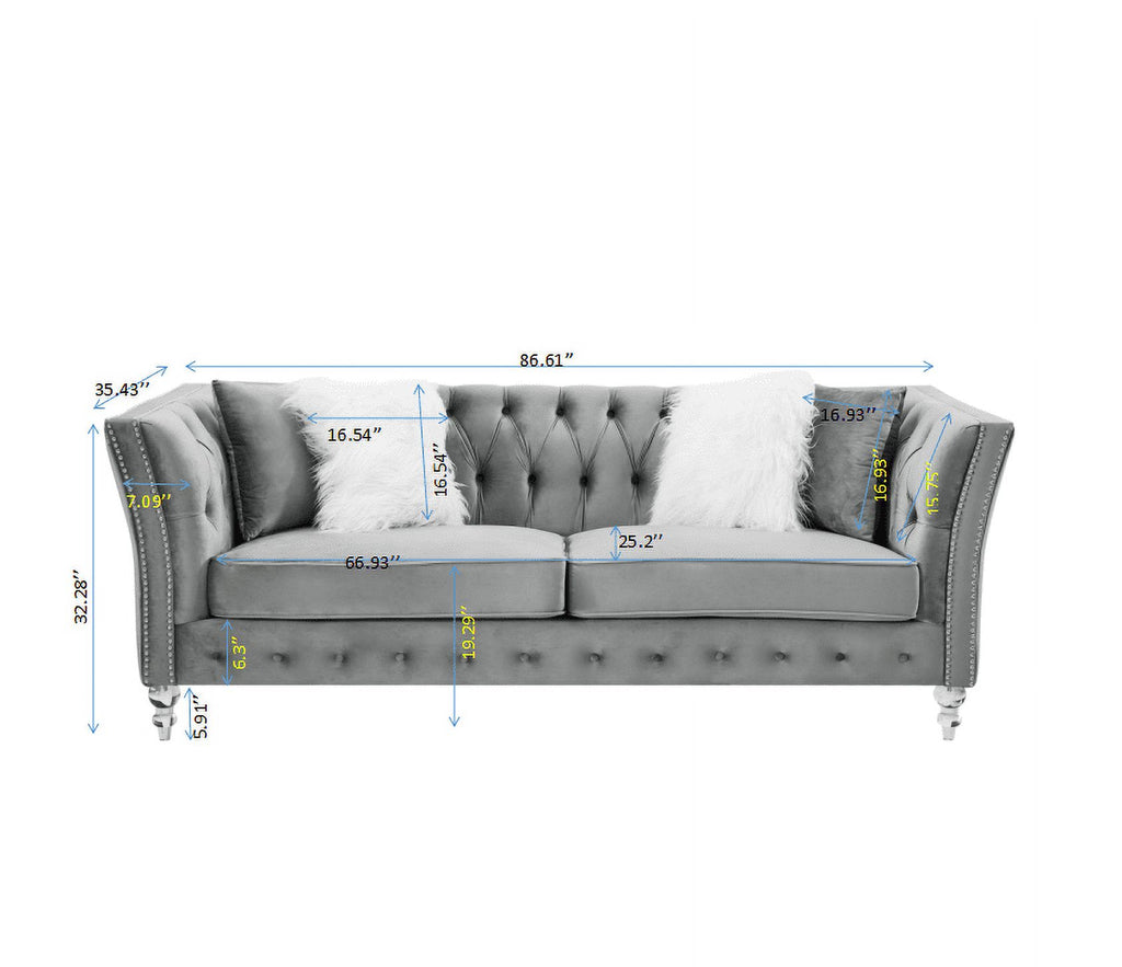 Tufted Sofa D38190