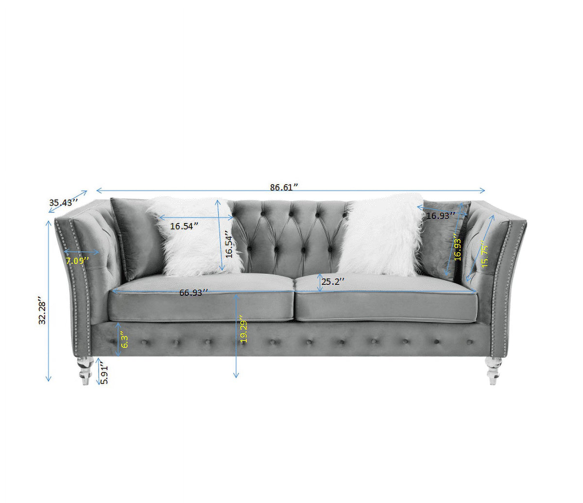Tufted Sofa D38190