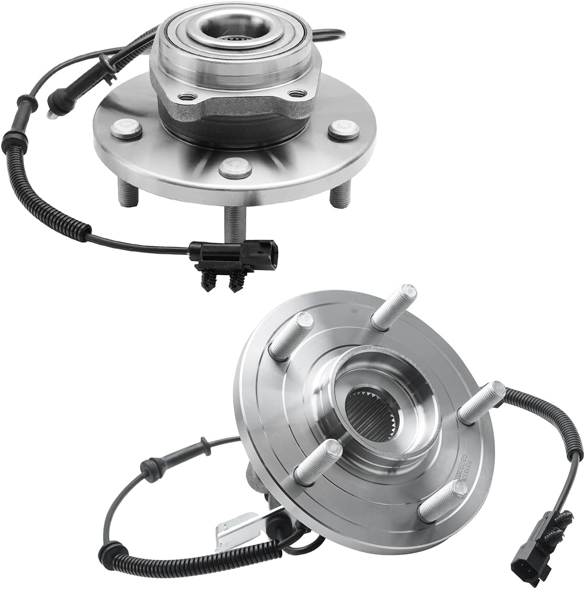 Front Wheel Hub and Bearing 2pc Set X7698