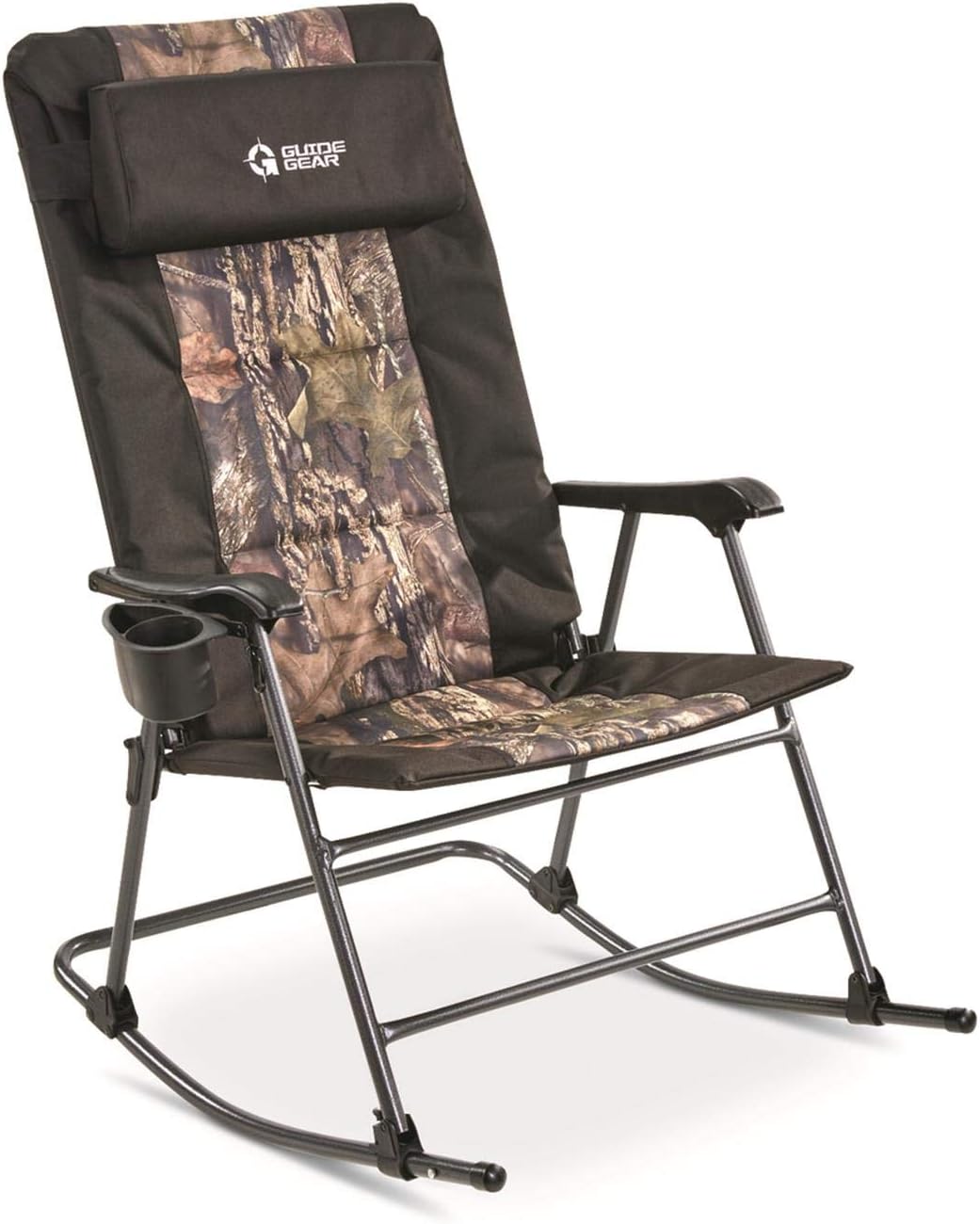 Oversized Rocking Camp Chair 500-lb. Capacity Blue/Black R299