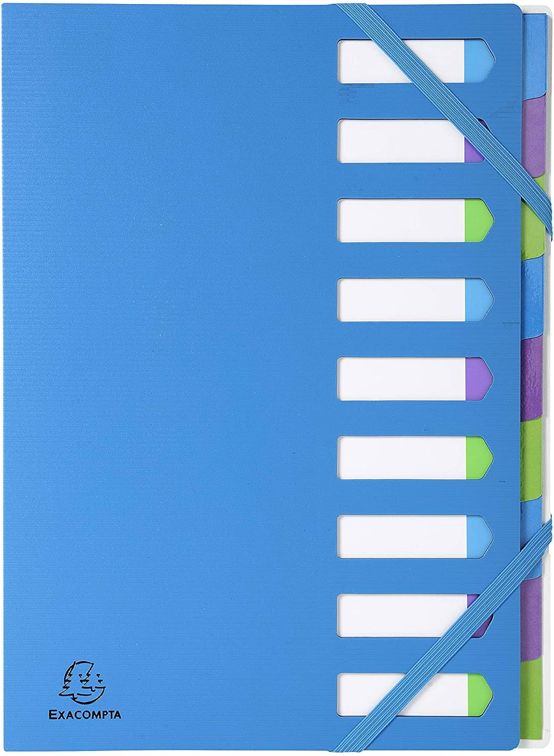 Multipart File 9 Tabbed Sections C3009