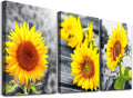 Black and White Mountain Abstract 3 Piece Canvas Wall Art E30953
