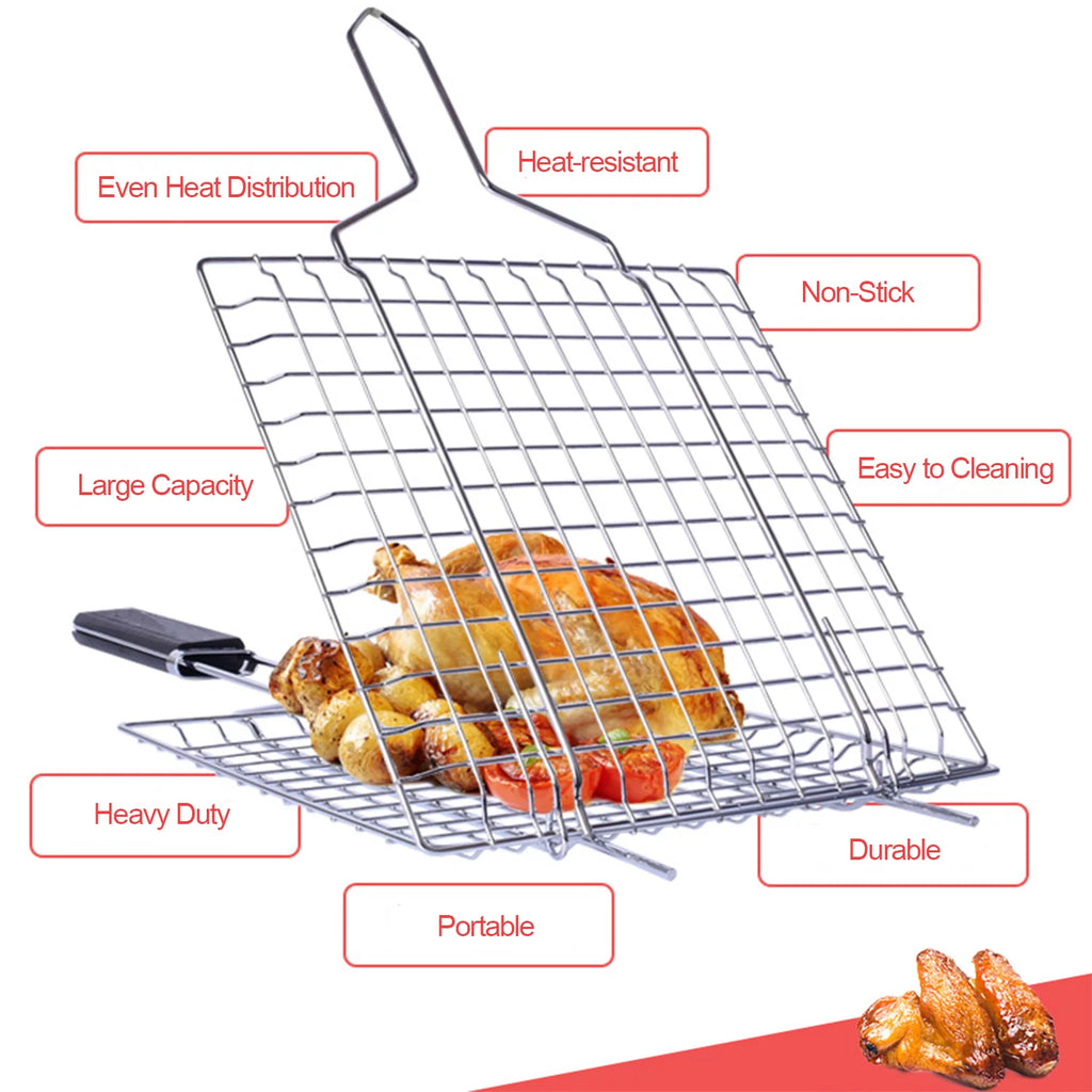 Non-Stick Heavy Duty Grill Basket F565