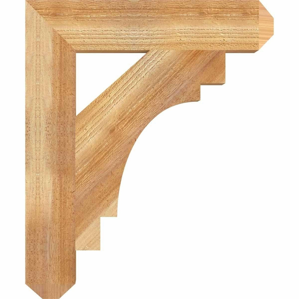 6x22W x 42x22D x 48x22H Western Red Cedar Bracket L4457