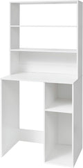 White Mini Fridge Dorm Station With Top Shelf K909782