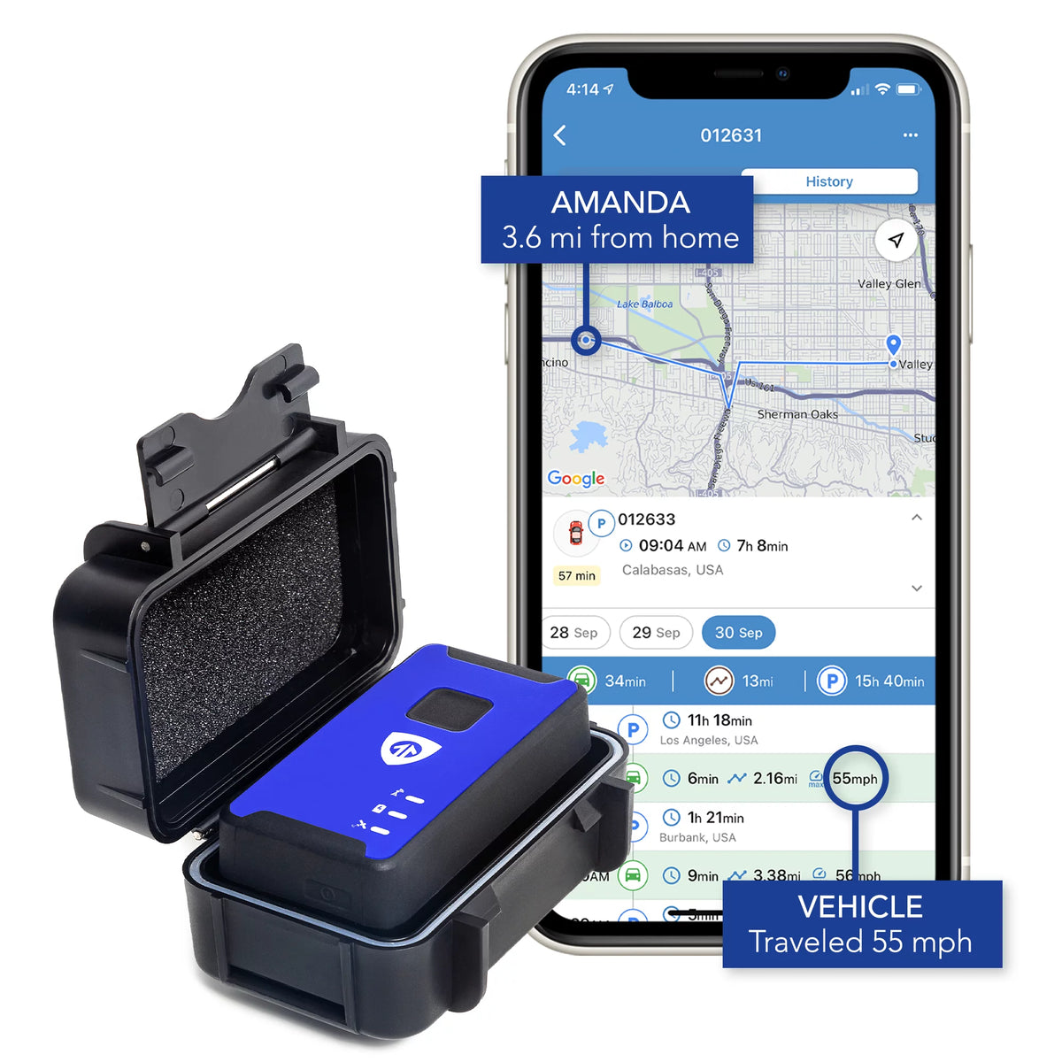 GPS Tracker with Magnetic Case D891119