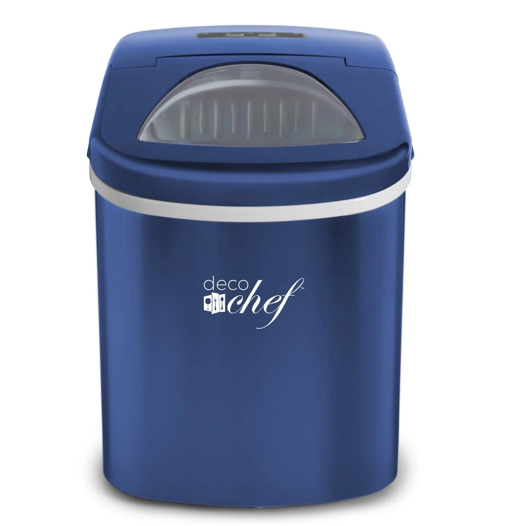 Blue Compact Electric Top Load Ice Maker O40965