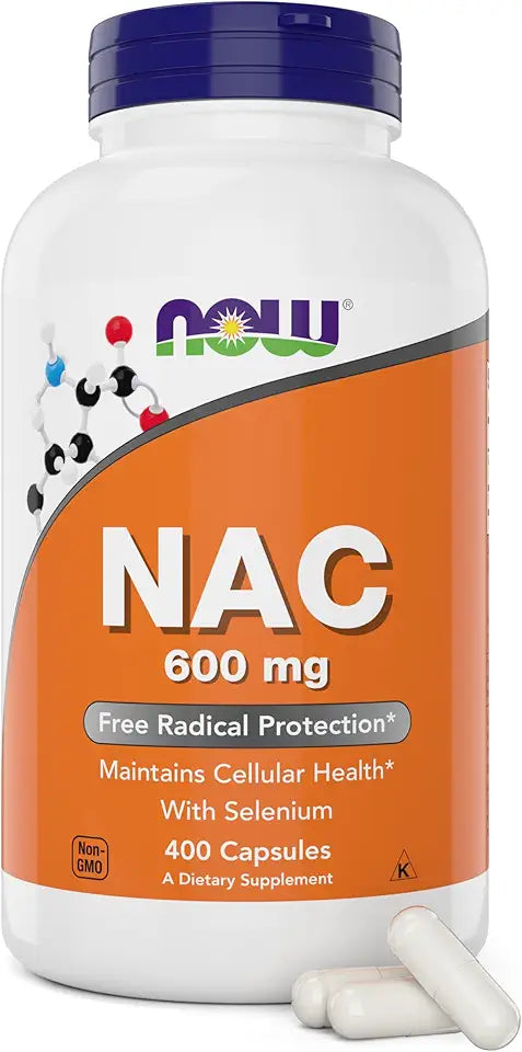 600 mg 400 Veg Capsules N-Acetyl Cysteine with Selenium M4503