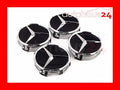Black Chrome Wheel Center Hub Cap Set of 4 X4323
