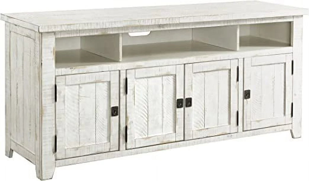 Antique White TV Stand N4255