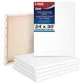 24 x 30 inch 6-Pack Stretched Canvas 12-Ounce Triple Primed 100% Cotton Z982719