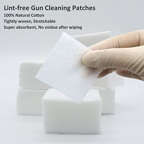 Gun Cleaning Supplies Case with Patches, Swabs, Cloth, and Brush R170