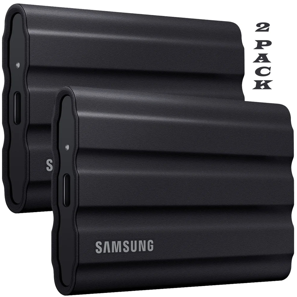 2TB Portable Solid State Drive Black (2-Pack) K201266