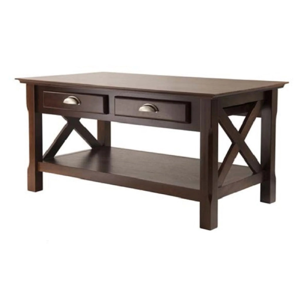Cappuccino Brown Wooden Coffee Table D2304