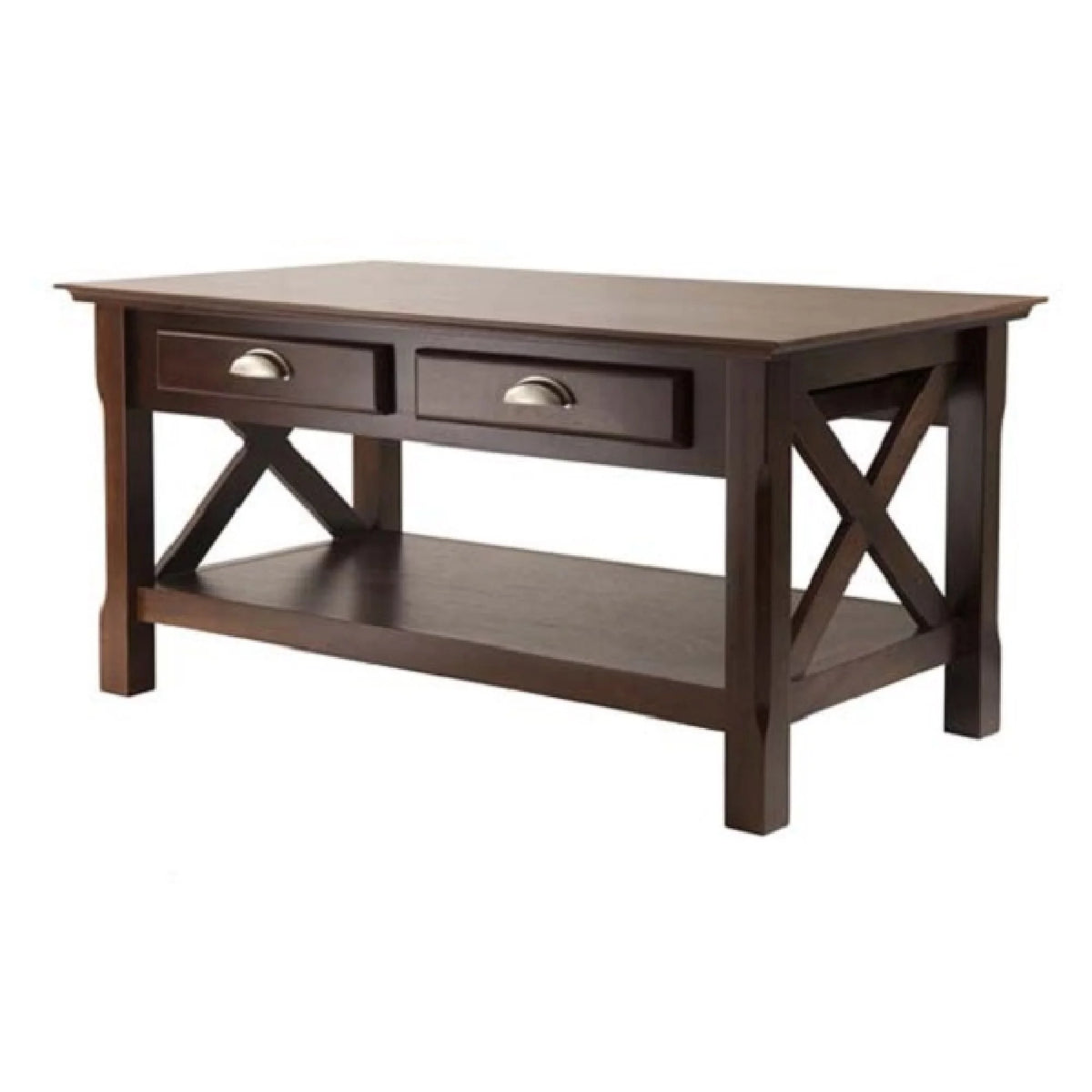 Cappuccino Brown Wooden Coffee Table D2304