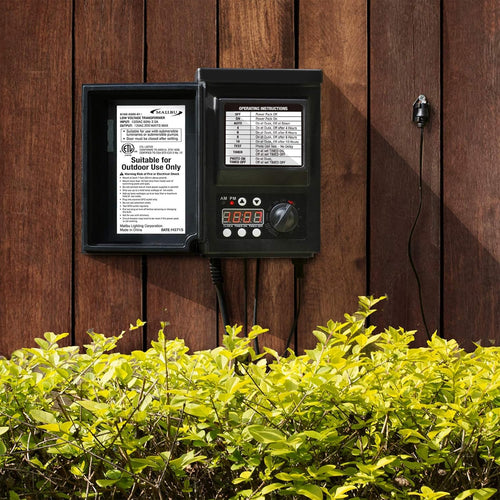 200watt Low-Voltage Weatherproof Transformer with Photo Sensor G767258