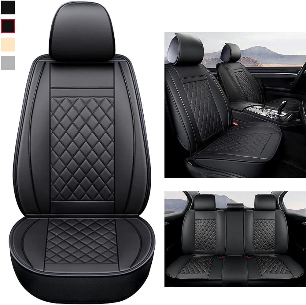 Black Rear Bench Car Seat Cover Q1210