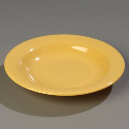 11.1 oz Melamine Pasta Bowl Set of 24 Honey Yellow Z355