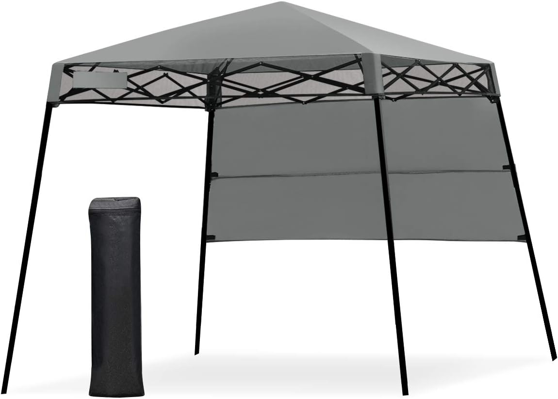 Pop-up Canopy Tent with Carry Bag & 4 Stakes Q114